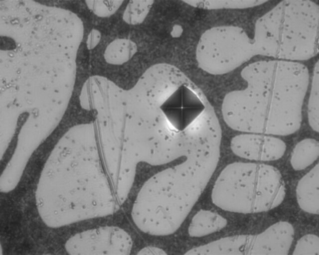 Výstup metalografického mikroskopu