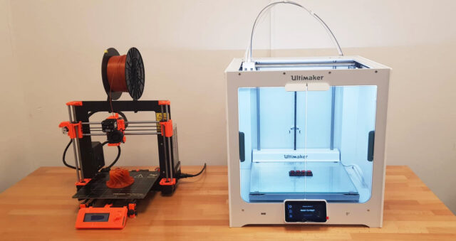 3D tiskárny Průša a Ultimaker